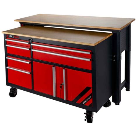 Etabli d'atelier banc travail HOLZMANN wewa1216set