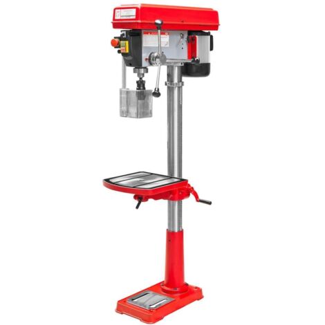 Holzmann – Perceuse à colonne 1100W – Moteur en aluminium IP54 – Table inclinable de -45° à +45° – Rotation gauche/droite – Mandrin auto-serrant 1-16mm