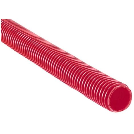 Gaine pour réseaux enterrés, JANOFLEX, diam.40 mm x L.25 m rouge
