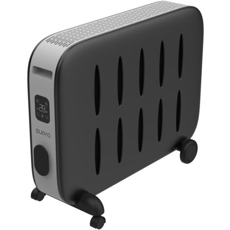 Supra – Radiateur mobile céramique 1500W – Chaleur douce – Thermostat électronique – Humidificateur 400ml – Pour espaces jusqu'à 20m² (1/5)