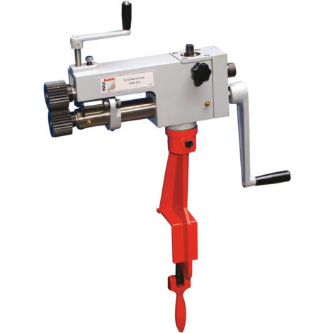 Plaqueuse de chants manuelle a rouleaux pour tole Holzmann skm200