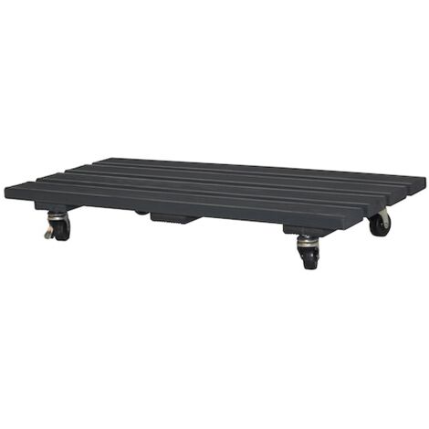 Support Roul'bac 60x30 cm – 4 roulettes avec frein – Charge max 150 kg – Peinture résistante extérieur – Fabrication française – Jany France