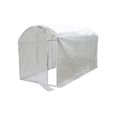 Serre tunnel 6 m² – Dimensions L. 200 x P. 300 x H. 195 cm – Toile PE armée 140 g/m² anti-UV – Structure en acier Ø 32 mm – Jany France