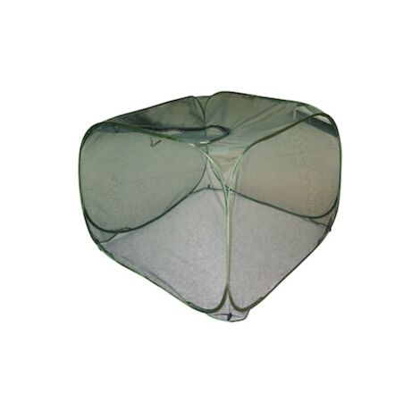 JANY FRANCE Facil'Serre - mini serre carrée - L.100xP.100xH.75 cm - Filet anti-insectes