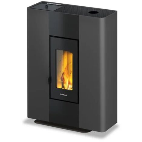 Poêle à granulés étanche Roxy Stand UP – 7 kW – Sortie des fumées supérieure Ø 80 mm – Autonomie 29 h – Classe énergétique A+ – Freepoint