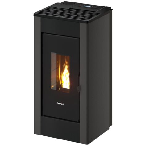 Poêle à granulés étanche Sharp 7 – Puissance 7 kW – Sortie fumées Ø 80 mm – Autonomie 20 heures – Classe énergétique A+ – Freepoint