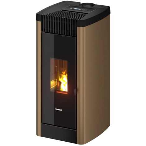 Freepoint – Poêle à granulés étanche 8,5 kW – Bi-Flux pour 238 m³ – Sortie des fumées Ø 80 mm – Classe énergétique A+ – Autonomie 28 h