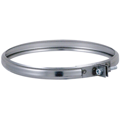JONCOUX Collier/Bride de sécurité pour raccordement de simple paroi - inox 304 - diamètre 139 mm (1/2)