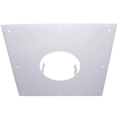 JONCOUX Plaque de propreté - 500x300MM - blanche - pour conduit de diamètre 125MM