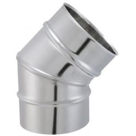 JONCOUX Coude lisse de raccordement de 45° d'angle - modèle TYRAL - inox 304 - Ø139 (1/3)