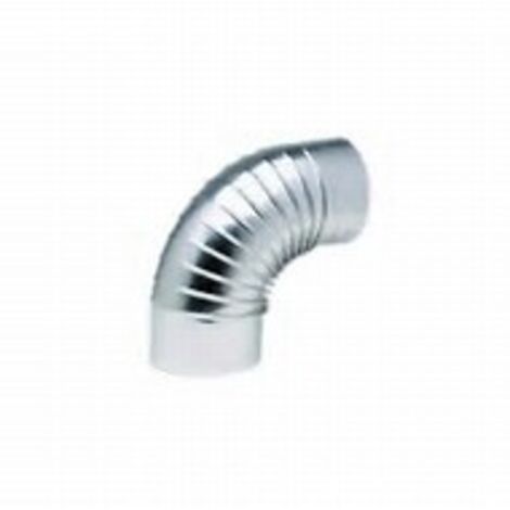 JONCOUX Coude lisse de raccordement de 90° d'angle - modèle TYRAL - inox 304 - Ø139 (1/2)