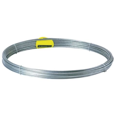 SANS MARQUE Fil de tension galvanisé  2.2 mm, L. 50 m (1/3)