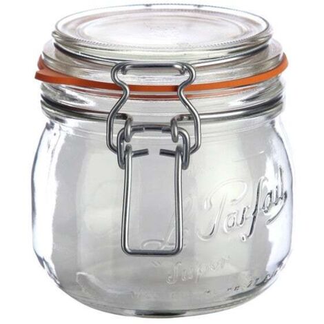 KADAX Lot de 100 petits bocaux en verre fi66 de 315 ml pour miel