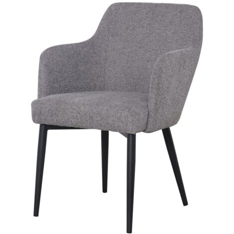 AUTRES Chaise tapissée avec un style contemporain - modèle 007 - gris (1/4)