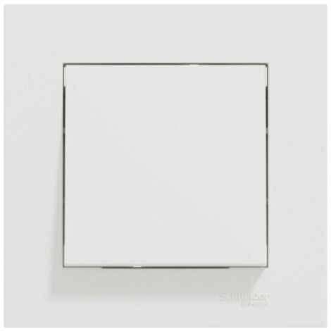 Schneider Electric Asfora EPH0100121 - Interrupteur Simple Unipolaire Blanc - Facile à Installer Et Élégant