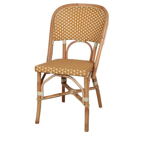 AUTRES Chaise en rotin avec un style bistrot - modèle 030 - curry (1/5)