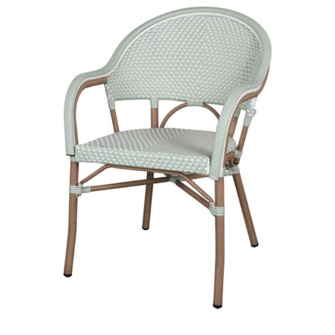 AUTRES Chaise d’extérieur avec un style bistrot - modèle 048 - vert eau (1/5)