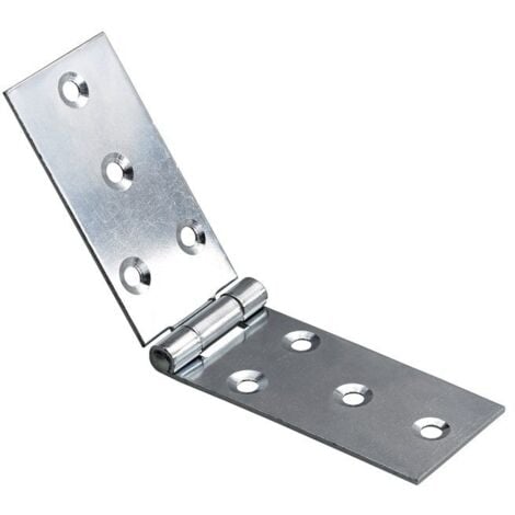 Paire De Charnières à Ruban Hettich Avec Amortissement 165° - Pour Portes De Meubles/cuisine, Finition Nickelée