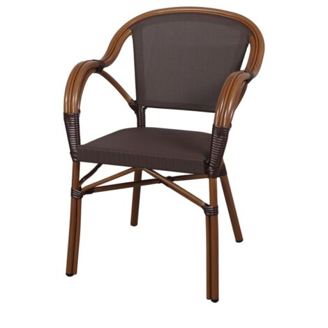 AUTRES Chaise d’extérieur avec un style bistrot - modèle 039 - marron (1/4)