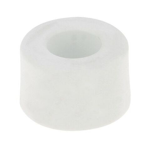 AUTRES Butée de porte à visser CHRISLIGNE Bu170/25/5w poli blanc Diam.4 x H.2.5 cm (1/3)