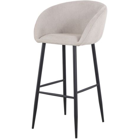 AUTRES Tabouret haut tapissé avec un style contemporain - modèle 063 - beige (1/4)