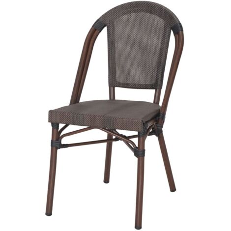 AUTRES Chaise d’extérieur avec un style bistrot - modèle 056 - marron/gris (1/4)