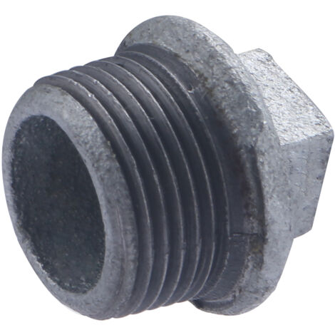 SANS MARQUE Bouchon pour pour tube en acier galvanisé, male diam. 26 x 34 mm (1/4)