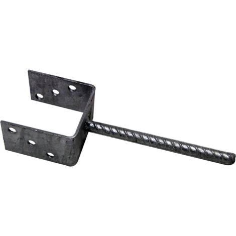 Winox – Support Y à sceller pour poteau 7x7 cm – Acier galvanisé – Dimensions intérieures 71x60x95 mm – Pour structures porteuses en béton