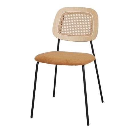 AUTRES Chaise tapissée avec un style Mid Century - modèle 009 - curry (1/4)