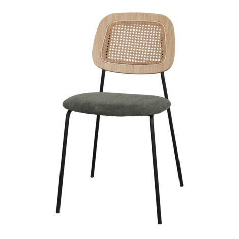 AUTRES Chaise tapissée avec un style Mid Century - modèle 009 - vert (1/4)