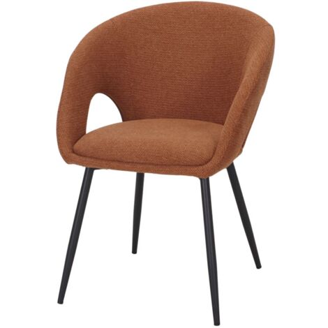 AUTRES Chaise tapissée avec un style contemporain - modèle 001 - citrouille (1/4)