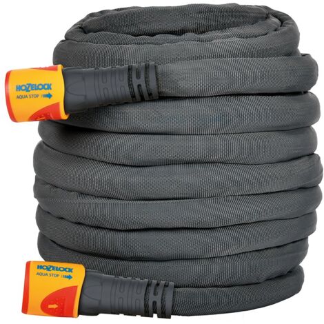 Hozelock – Tuyau d'arrosage Tuffhoze 25 m – Ultra-léger et flexible – Résistant aux UV et au gel – Raccords souples avec arrêt d'eau (1/10)