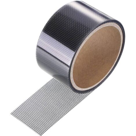 IRS Ruban de 2 mètres réparation toile de moustiquaire - 5X200 - GRIS