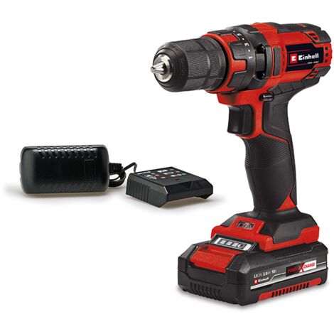 Einhell Perceuse Visseuse sans fil TC-CD 18/35 Li (1x2,0 Ah) PXC (18V, 35Nm) Livré avec Batterie 2,0AH et Chargeur (1/5)