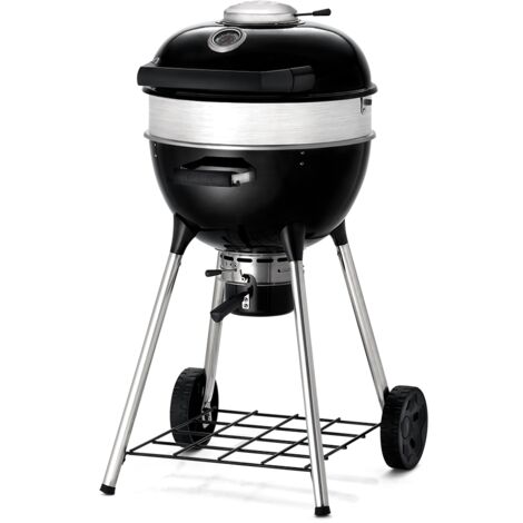 Napoleon – Barbecue à charbon rond 47 cm – Grille fonte émaillée – Cuve acier émaillé – Thermomètre Accu-Probe – Pour 4 à 8 personnes