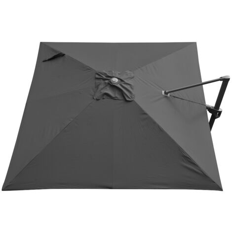 PROLOISIRS Toile Parasol Mat Déporté NH Tilt 3x3/8 Polyester 210gr SD - Gris