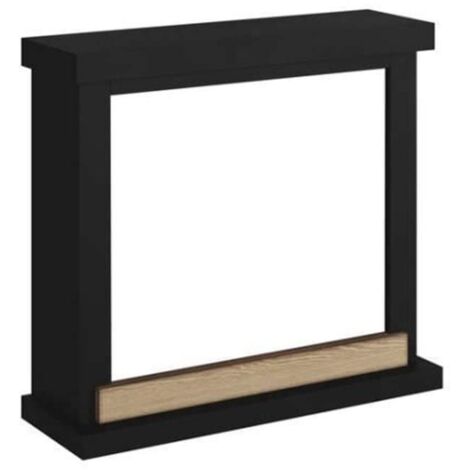 TAGU Habillage de cheminée pour Powerflame modèle Hagen - Noir profond (1/5)