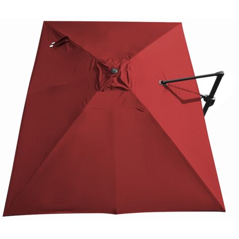 PROLOISIRS Toile Parasol Mat Déporté NH 3x4/8 Polyester 210gr SD - Rouge