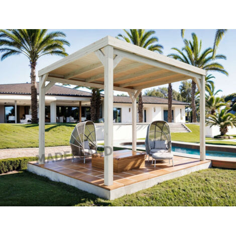 MADERLAND Pergola en bois autoportante - modèle STRASBOURG - 500 x 300 cm (1/3)
