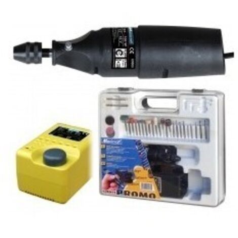 Perceuse 60000 12V 80/100W – Mandrin automatique Ø 0,3 à 3,2 mm – Vitesse max 20000 tr/min – Pour travaux intensifs – Maxicraft (1/2)