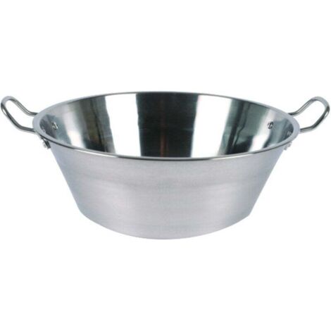 LE PRATIQUE Bassine inox 2 anses diam. 38 cm 9L