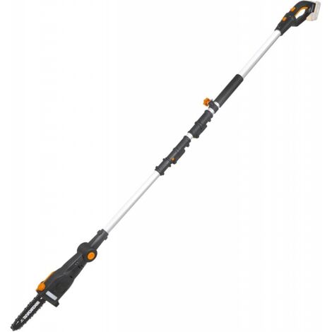 WORX Elagueuse sur perche sur batterie WG349.9, WORX, 20 V guide de 20 cm