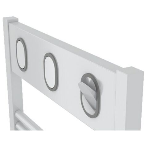 Sauter – Sèche-serviettes électrique vertical 750 W – Inertie fluide – Thermostat électronique – Surface chauffée jusqu’à 7 m²
