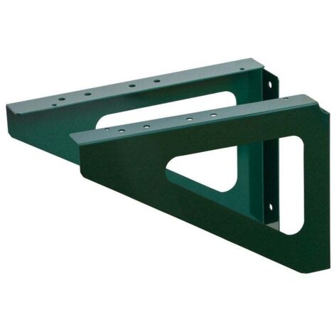 RENZ Lot De 2 Équerres H.17.5 X L.25 X P.3 Cm Renz, Vert (1/2)