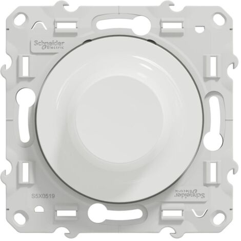 SCHNEIDER ELECTRIC Variateur de lumière universel à assembler Odace, SCHNEIDER ELECTRIC, blanc