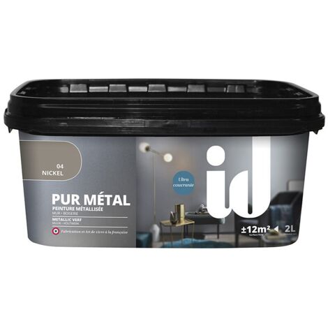 ID Peinture a effet, Pur metal ID, nickel, 2 l (1/3)