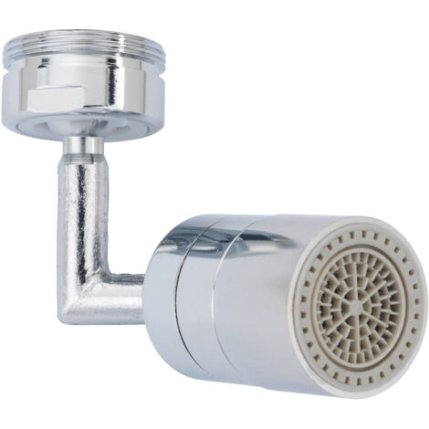 WENKO Aérateur pour robinet, avec 2 jets d'eau differents et 2 articulations (1/5)