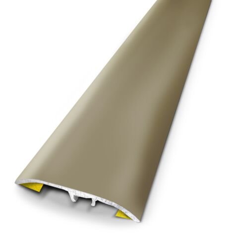 3M – Barre de seuil 4 en 1 auto-adhésive – Aluminium titium – Longueur 83 cm – Largeur 3.7 cm – Compatible sols chauffants