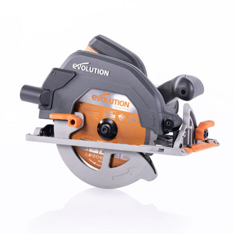 Evolution – Scie circulaire filaire 1600 W – Lame multi-matériaux 185 mm – Profondeur de coupe 65 mm – Pour bois dur et métal (1/4)