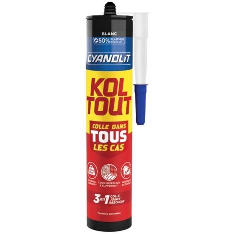 CYANOLIT Colle blanche, koltout CYANOLIT, cartouche 290 ml